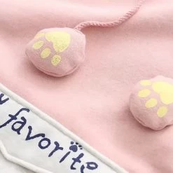 Juwas Fishbone Print Pocket Warm Hoodie