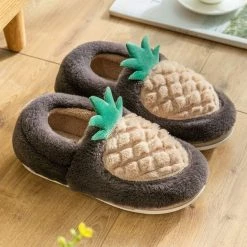 Juwas Plushy Soft Fruit Slippers