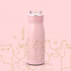Juwas.com Online Store Kitty Cat Vacuum Flask Bottle NEW ARRIVAL