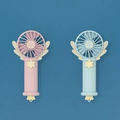 Juwas Cute Handheld Angel Fan