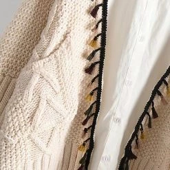 Juwas NEW ARRIVAL Trendy Harajuku Knitted Long Cardigan