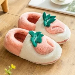 Juwas Plushy Soft Fruit Slippers