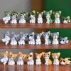 Juwas 8PC MINIATURE CAT HOME DECOR