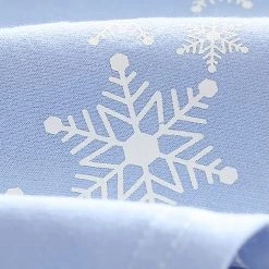 Juwas Snowflake Print Cape Hooded Loose Sweatshirt