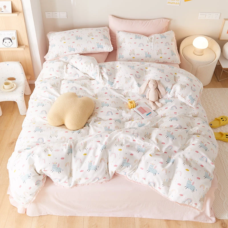 Juwas Flower Field Pastel Beddings Cover Set 5 Juwas Flower Field Pastel Beddings Cover Set