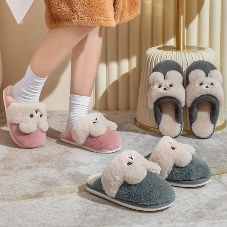 Juwas Cartoon Bear Cotton Slippers 4 Juwas Cartoon Bear Cotton Slippers