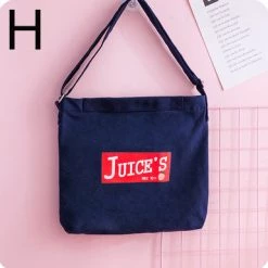 Juwas.com Online Store Japanese Harajuku Canvas Crossbody Bag