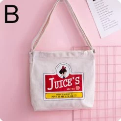 Juwas.com Online Store Japanese Harajuku Canvas Crossbody Bag