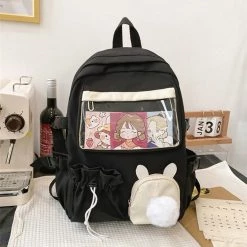 Juwas 3D Cartoon Bunny School Backpack