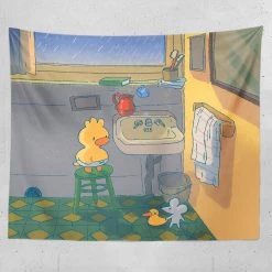 Juwas NEW ARRIVAL “Life Of A Duck” Series Wall Tapestry