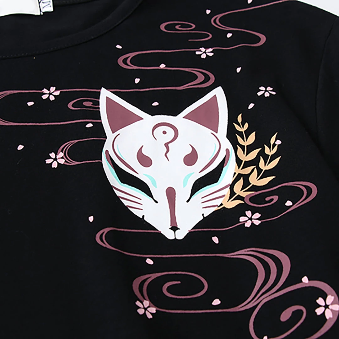 Juwas NEW ARRIVAL Japanese Style Cat Mask Loose Top Skirt 8 Juwas NEW ARRIVAL Japanese Style Cat Mask Loose Top Skirt