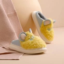 Juwas Kawaii Ears Fuzzy Home Slippers NEW ARRIVAL