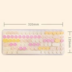 Juwas NEW ARRIVAL 2 Bluetooth Connection Wireless Mechanical Keyboard