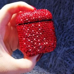 Juwas.com Online Store Luxury Rhinestone AirPods Case For AirPods 1 2