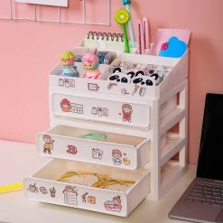 Juwas Personal Daily Stuffs Printed Mini Organizer/Drawer