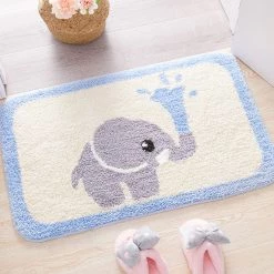 Juwas Kawaii Animals Rectangle Doormat HOME&LIFESTYLE