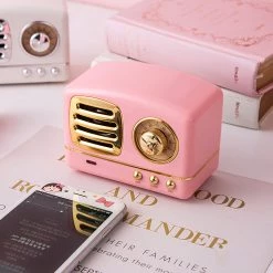 Juwas.com Online Store ACCESSORIES Retro Radio Design Rechargeable Bluetooth Speaker