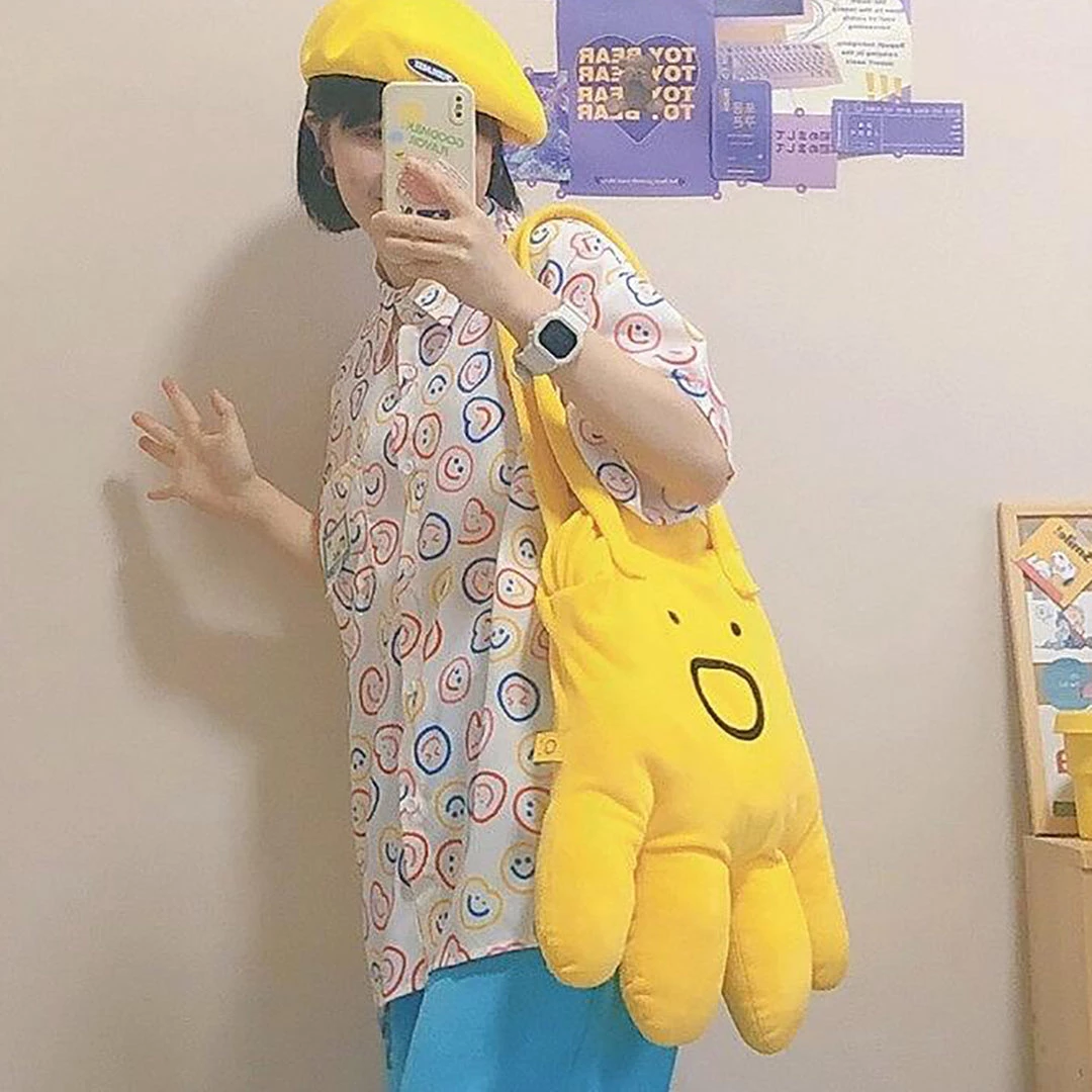 Juwas NEW ARRIVAL Vintage Smile Print Loose Short Sleeve Shirt 8 Juwas NEW ARRIVAL Vintage Smile Print Loose Short Sleeve Shirt