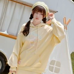 Juwas NEW ARRIVAL Candy Color Hoodie