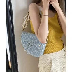 Juwas Chic Irregular Pearl Chain Handbag NEW ARRIVAL