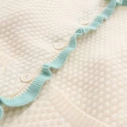 Juwas Lazy Ruffles Loose Knitted Sweater