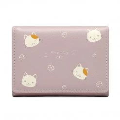 Juwas NEW ARRIVAL Pretty Cats Print Credit Card Holder Wallet