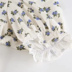 Juwas NEW ARRIVAL Vintage Floral Print Tops