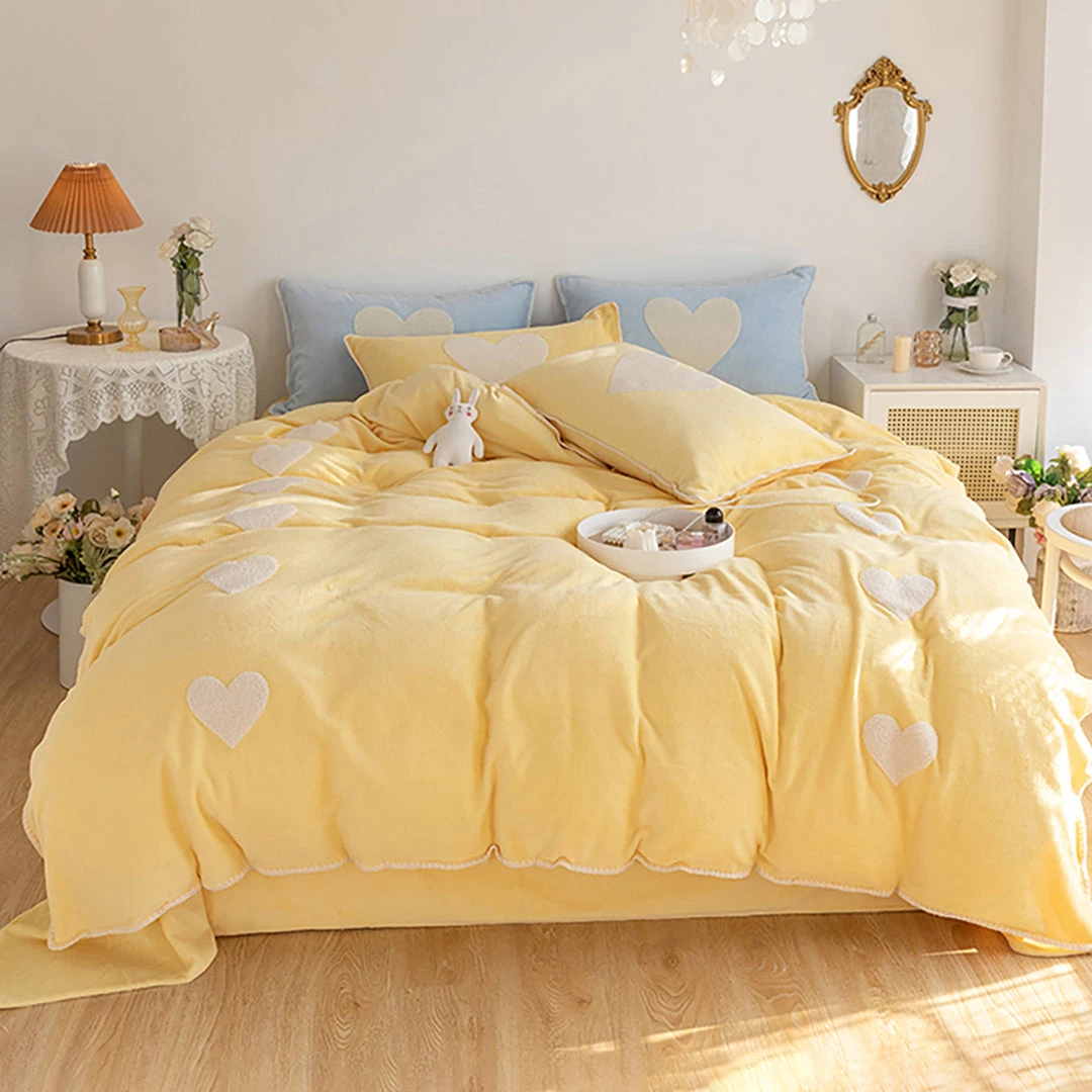 Juwas NEW ARRIVAL Sweet Love Heart Bedding Set 7 Juwas NEW ARRIVAL Sweet Love Heart Bedding Set