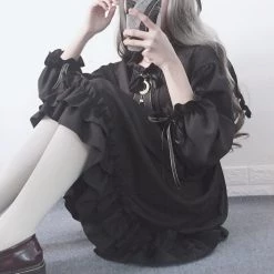 Juwas.com Online Store Japanese Harajuku Bow-Knot Flounced Dress NEW ARRIVAL