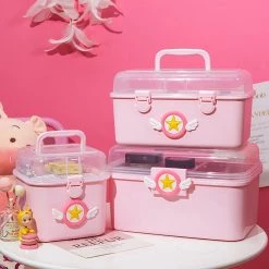 Juwas Sakura Cardcaptor Pink Supply Box