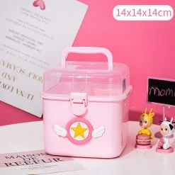 Juwas Sakura Cardcaptor Pink Supply Box