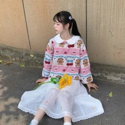 Juwas CLOTHING Lovely Lace Elastic Waist Skirt