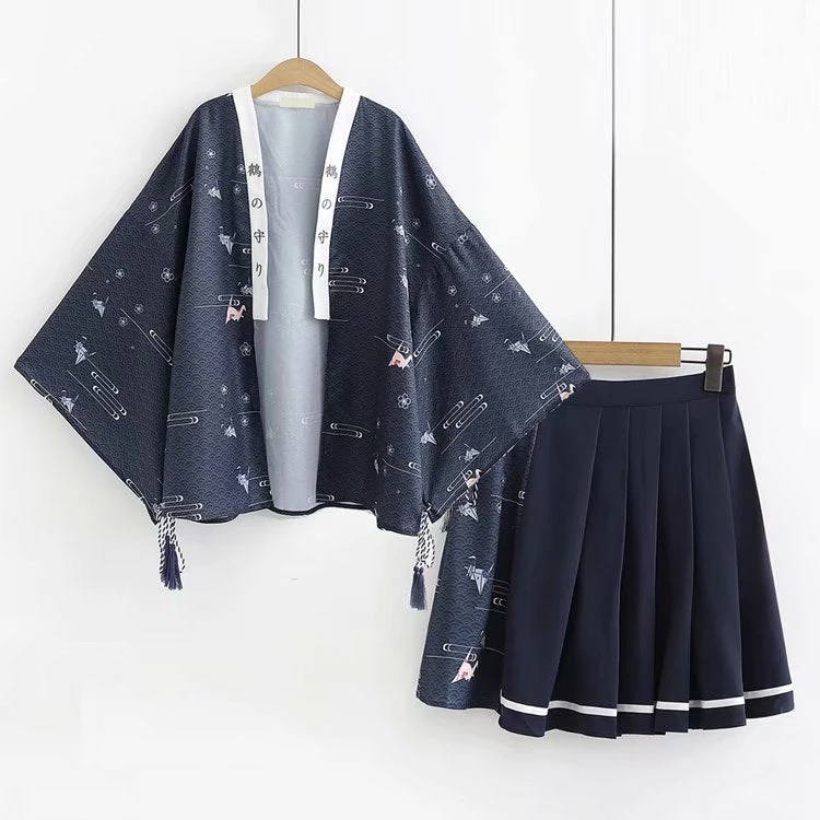 Juwas.com Online Store Japanese Crane Theme Kimono 8 Juwas.com Online Store Japanese Crane Theme Kimono