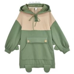 -Juwas Little Dinosaur Huge Pocket Hoodie NEW ARRIVAL
