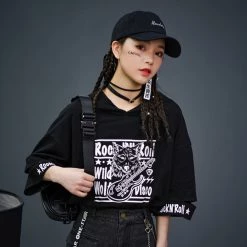 Juwas Punk Rock N’ Roll Graphic Hoodie Shirt