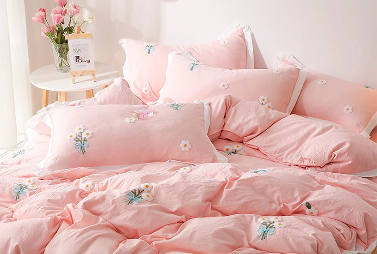 Juwas.com Online Store Sweet Princess Daisy Quilt Cover Set NEW ARRIVAL 12 Juwas.com Online Store Sweet Princess Daisy Quilt Cover Set NEW ARRIVAL