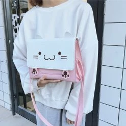 Juwas.com Online Store Kawaii Kitty Cat Shoulder Bag Crossbody Bags