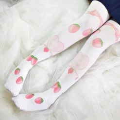 -Juwas NEW ARRIVAL Sweet Strawberry Cotton Tights