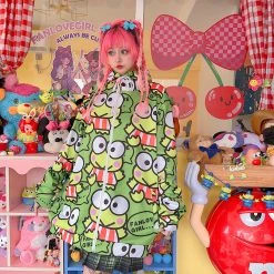 Juwas CLOTHING Harajuku Frog Coat