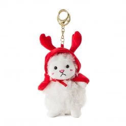 Juwas NEW ARRIVAL Hoodie Plush Cartoon Animal Keychain