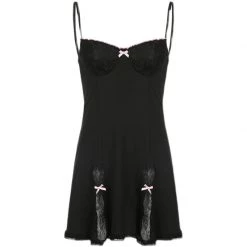 Juwas Lace Babydoll Dress CLOTHING