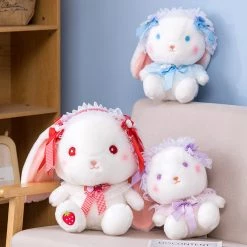 Juwas Bunny Lolita Ruffle Headwear Plush Toy NEW ARRIVAL