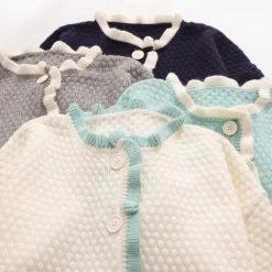 Juwas Lazy Ruffles Loose Knitted Sweater