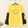 Juwas Cute Pokemon Pikachu Ear Hoodie