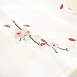 Juwas.com Online Store Kawaii Rabbit Floral Embroidery Hoodie CLOTHING