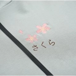 Juwas.com Online Store Japanese Sakura Embroidery Bowknot Hoodie