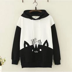 Juwas Japanese Style Cat Fish Hoodie CLOTHING 13 Juwas Japanese Style Cat Fish Hoodie CLOTHING