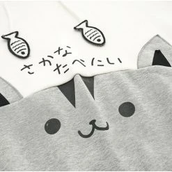 Juwas Japanese Style Cat Fish Hoodie CLOTHING 11 Juwas Japanese Style Cat Fish Hoodie CLOTHING