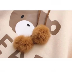 Juwas NEW ARRIVAL Kawaii Cartoon Bear Hoodie