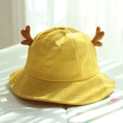 Juwas Antlers Devil Angel Cat Ears Bucket Hat CLOTHING